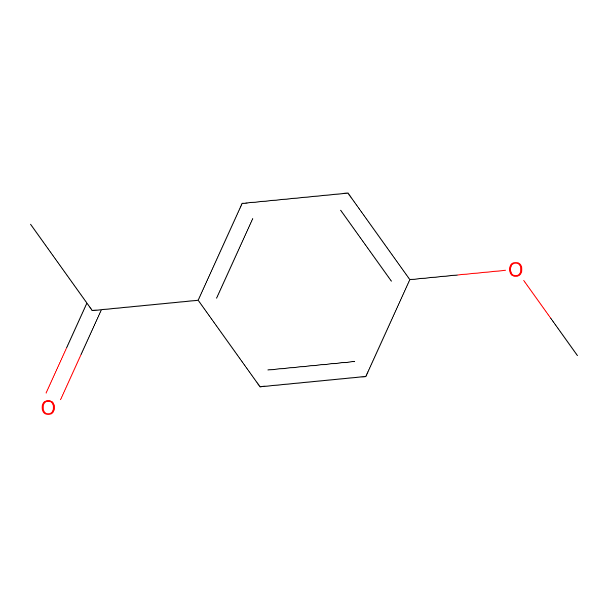 4'-Methoxyacetophenone molecular structure, CAS 100-06-1