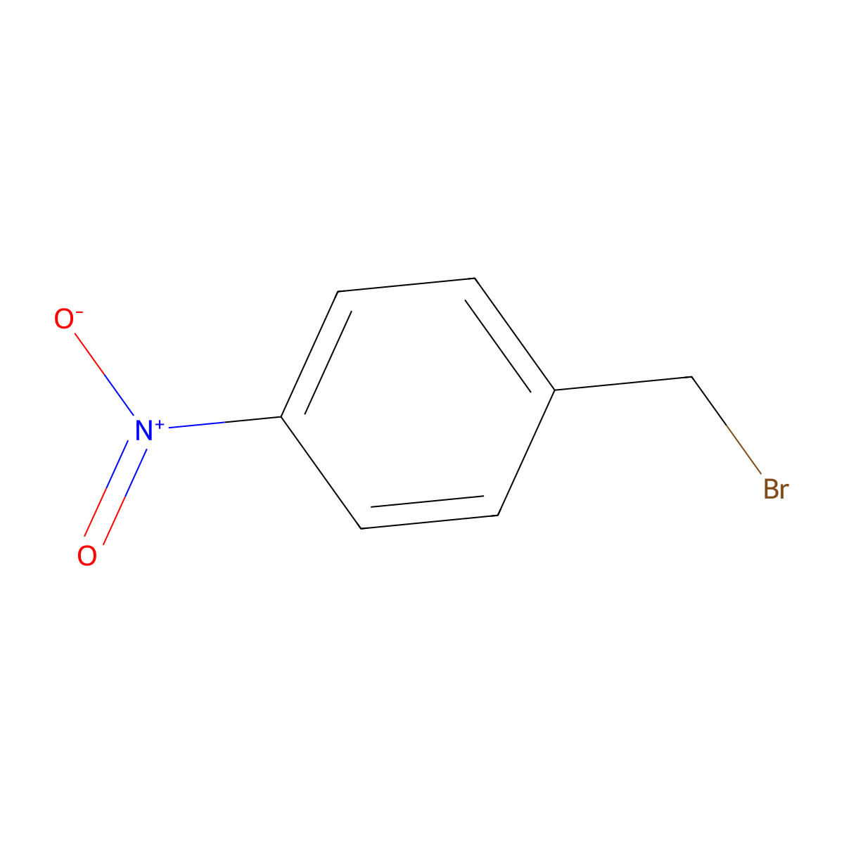 4-Nitrobenzyl bromide molecular structure, CAS 100-11-8