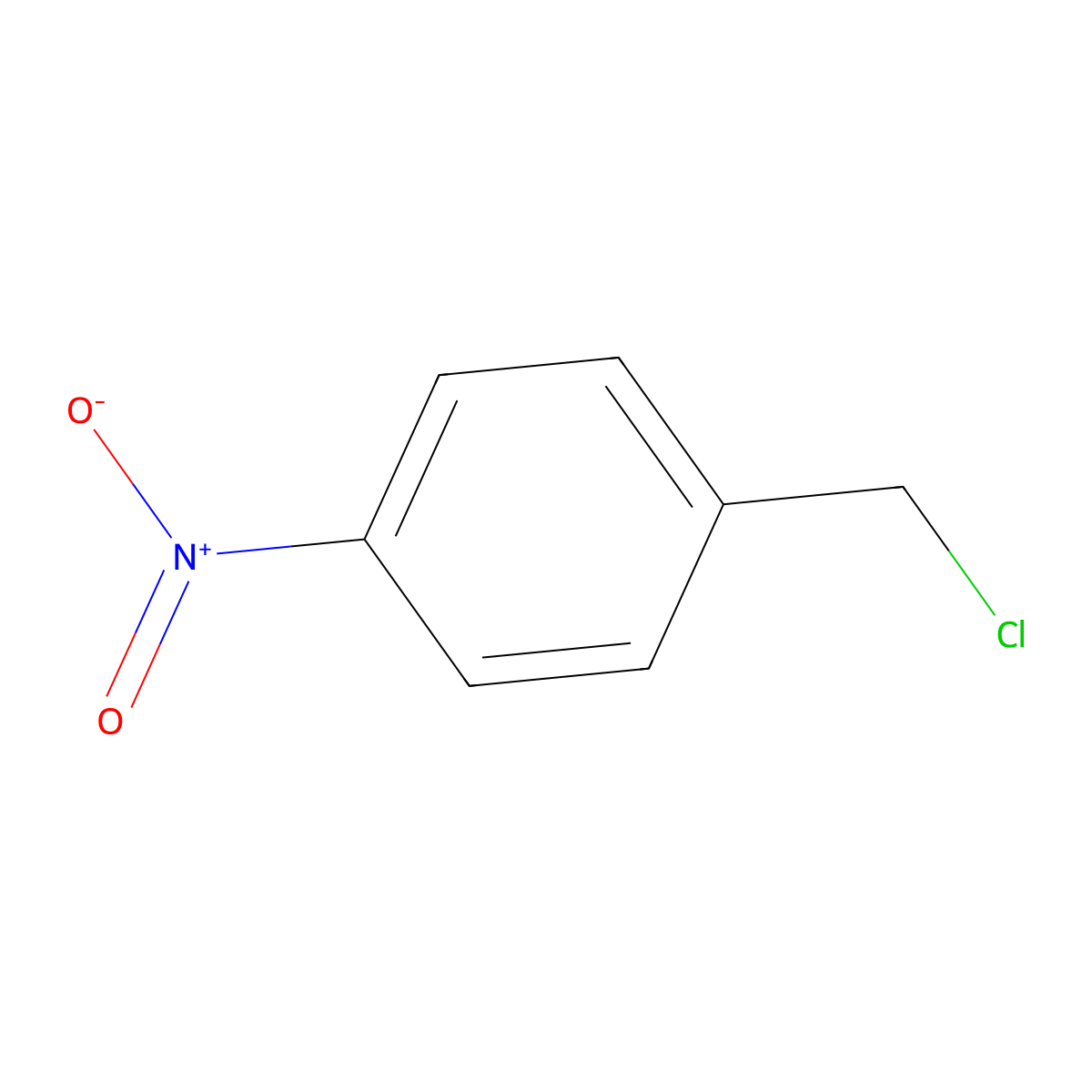 4-Nitrobenzyl chloride molecular structure, CAS 100-14-1