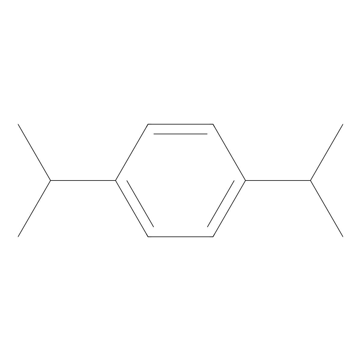 1,4-Diisopropylbenzene molecular structure, CAS 100-18-5