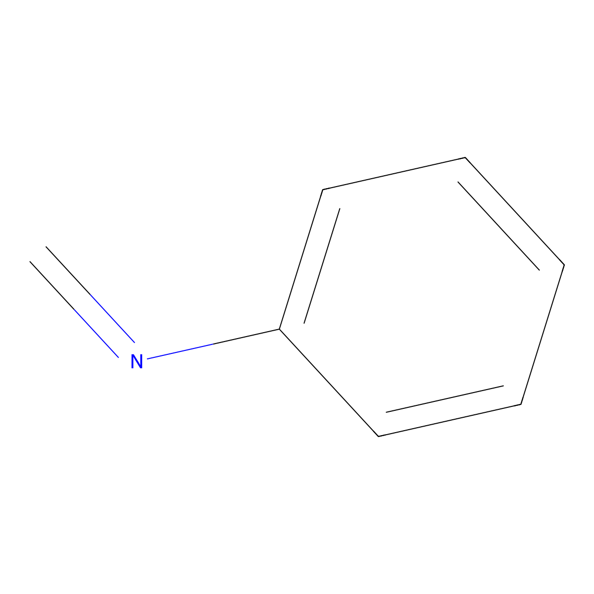 N-Methylenebenzenamine molecular structure, CAS 100-62-9