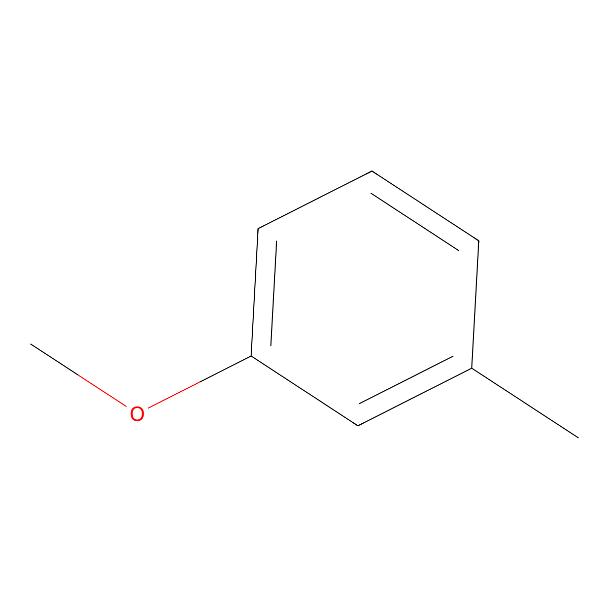 3-Methoxytoluene molecular structure, CAS 100-84-5