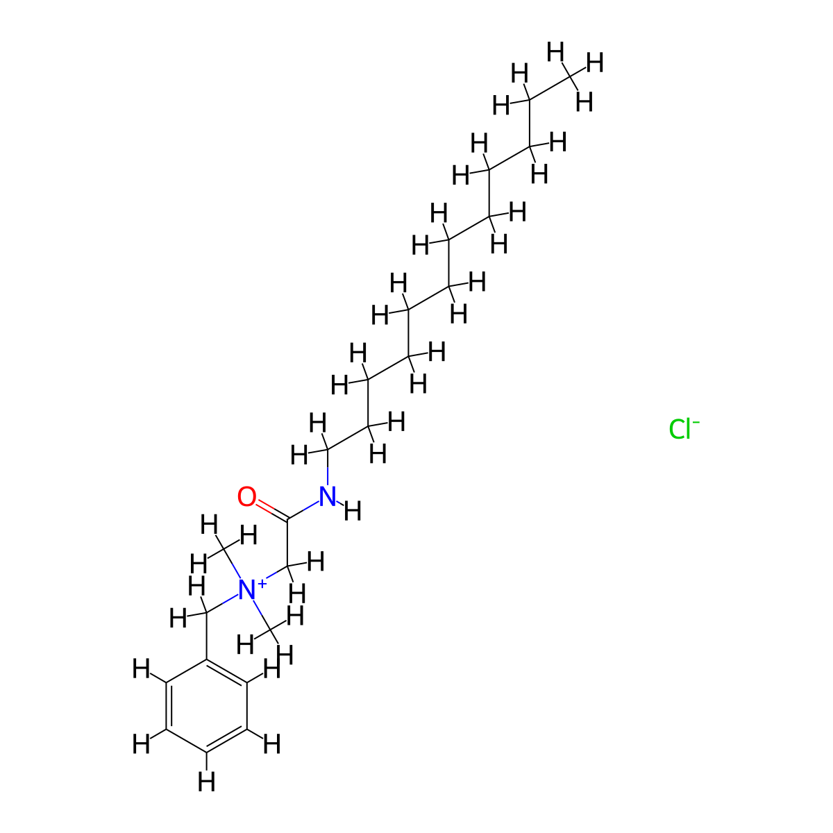 Metalkonium Chloride molecular structure, CAS 100-95-8