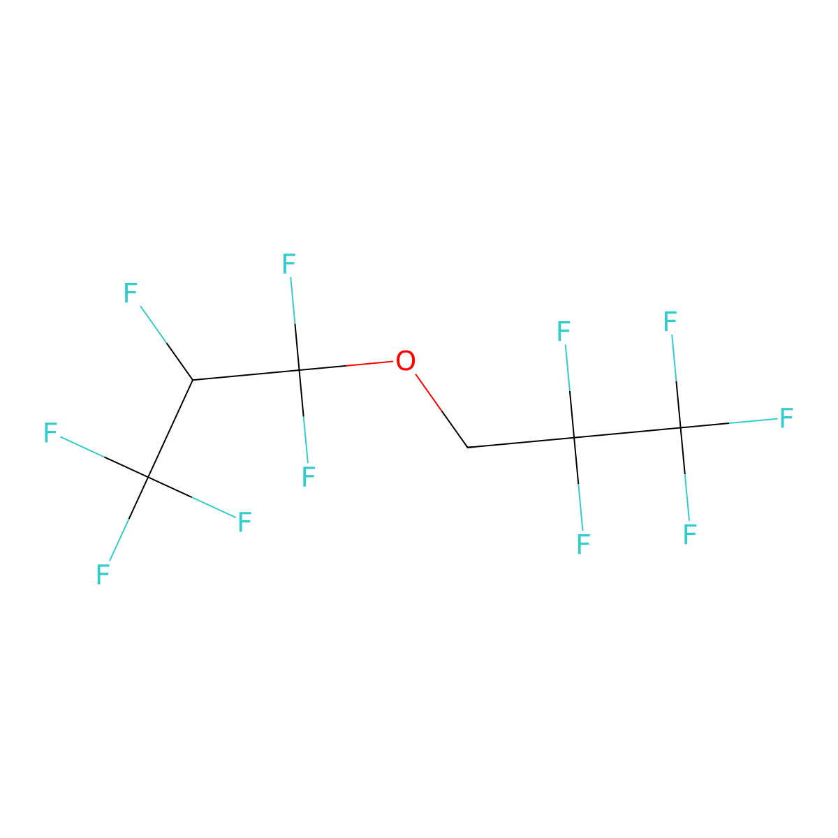 1H,1H,2'H-Perfluorodipropyl ether molecular structure, CAS 1000-28-8
