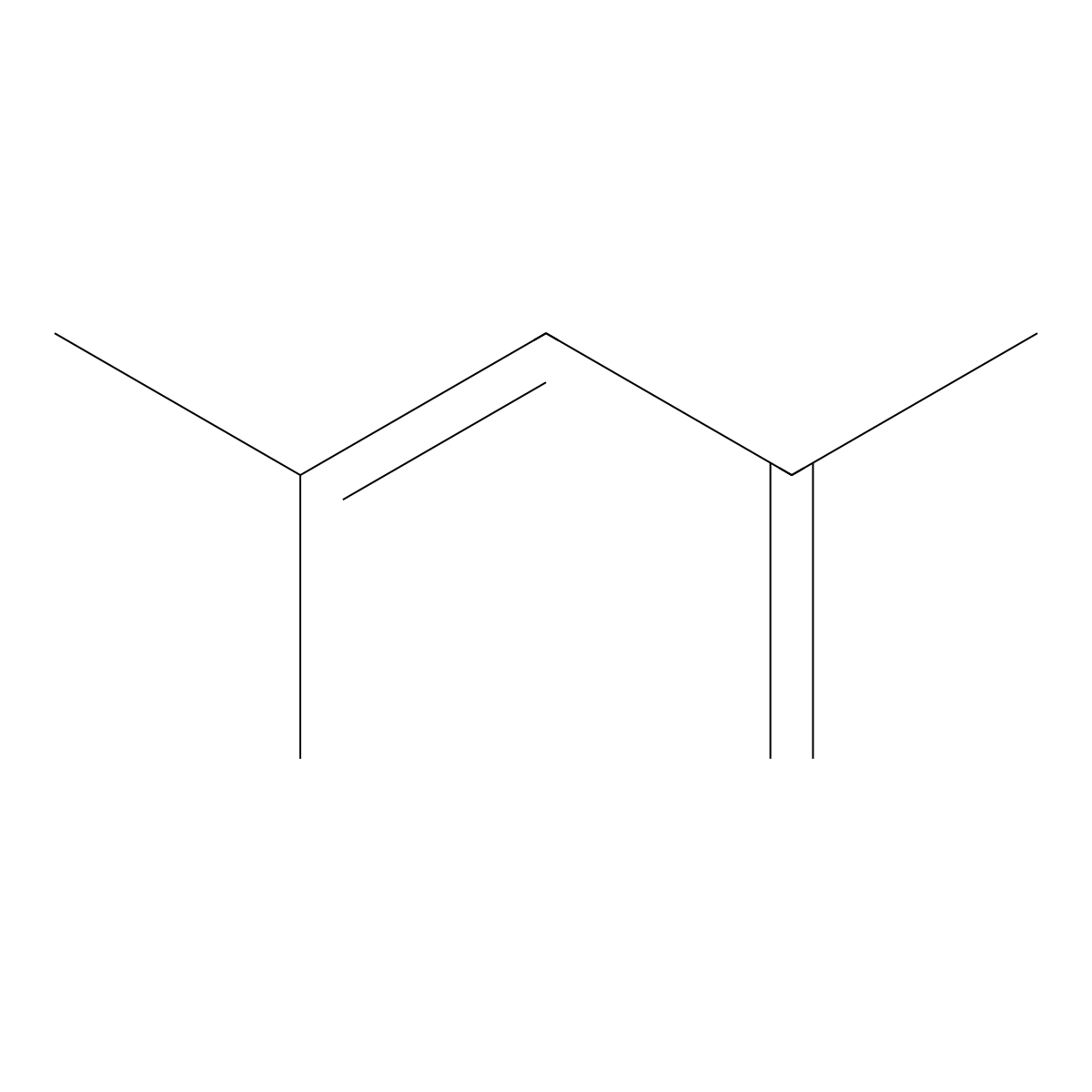 2,4-Dimethylpenta-1,3-diene molecular structure, CAS 1000-86-8