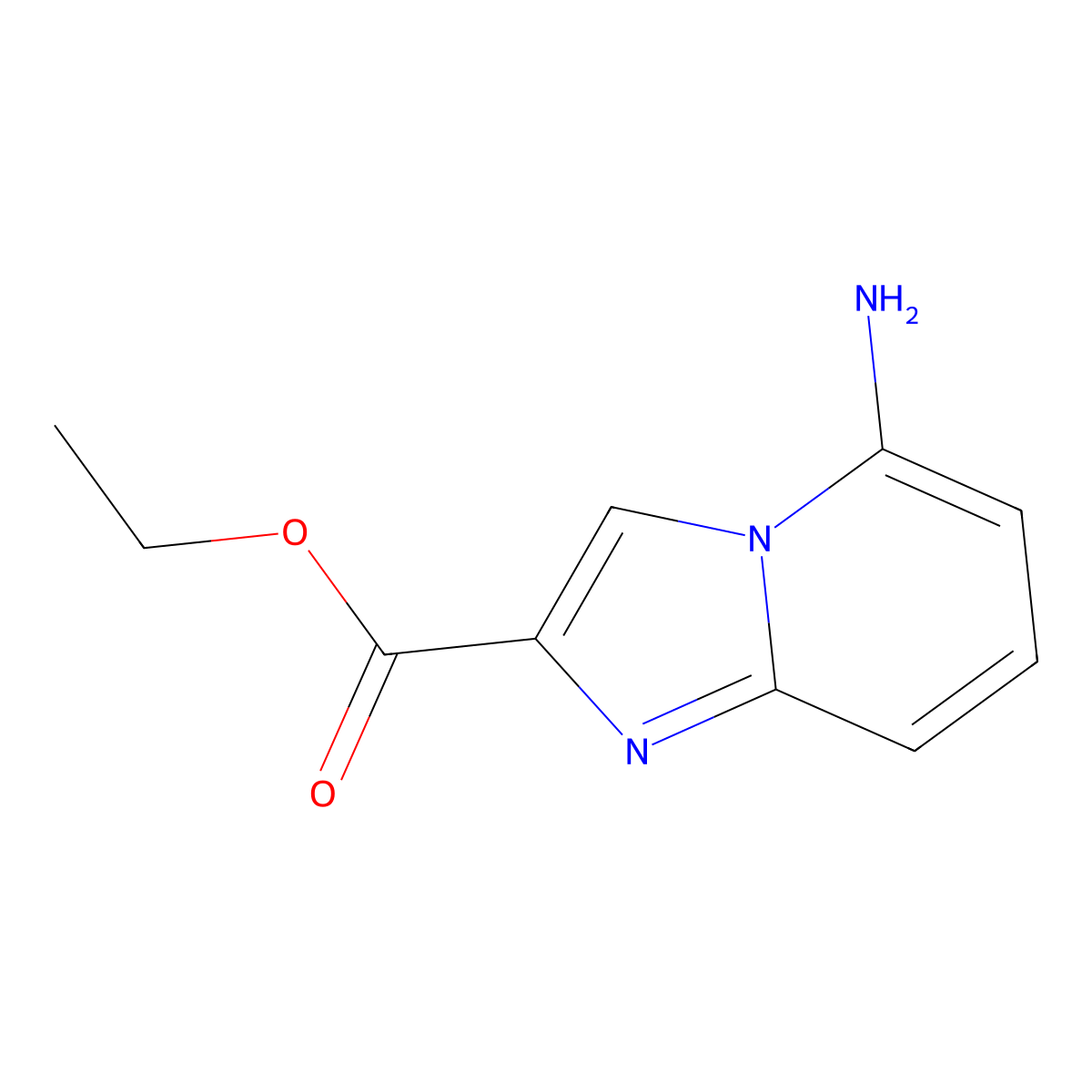 Ethyl 5-Aminoimidazo[1,2-a]pyridine-2-carboxylate molecular structure, CAS 1000017-97-9