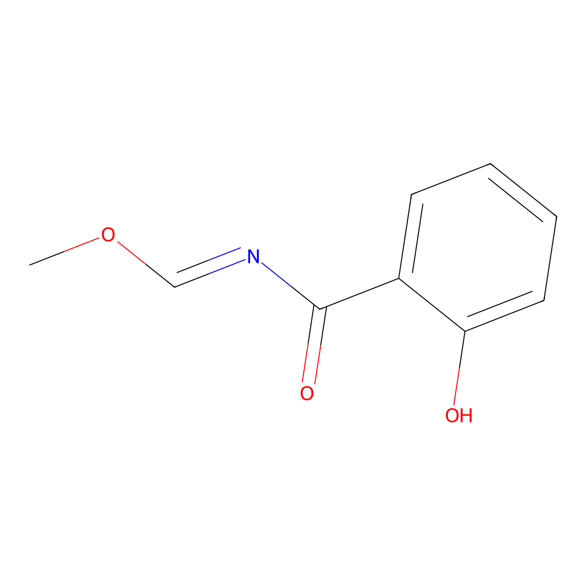 Methyl (2-hydroxybenzoyl)imidoformate molecular structure, CAS 1000018-60-9