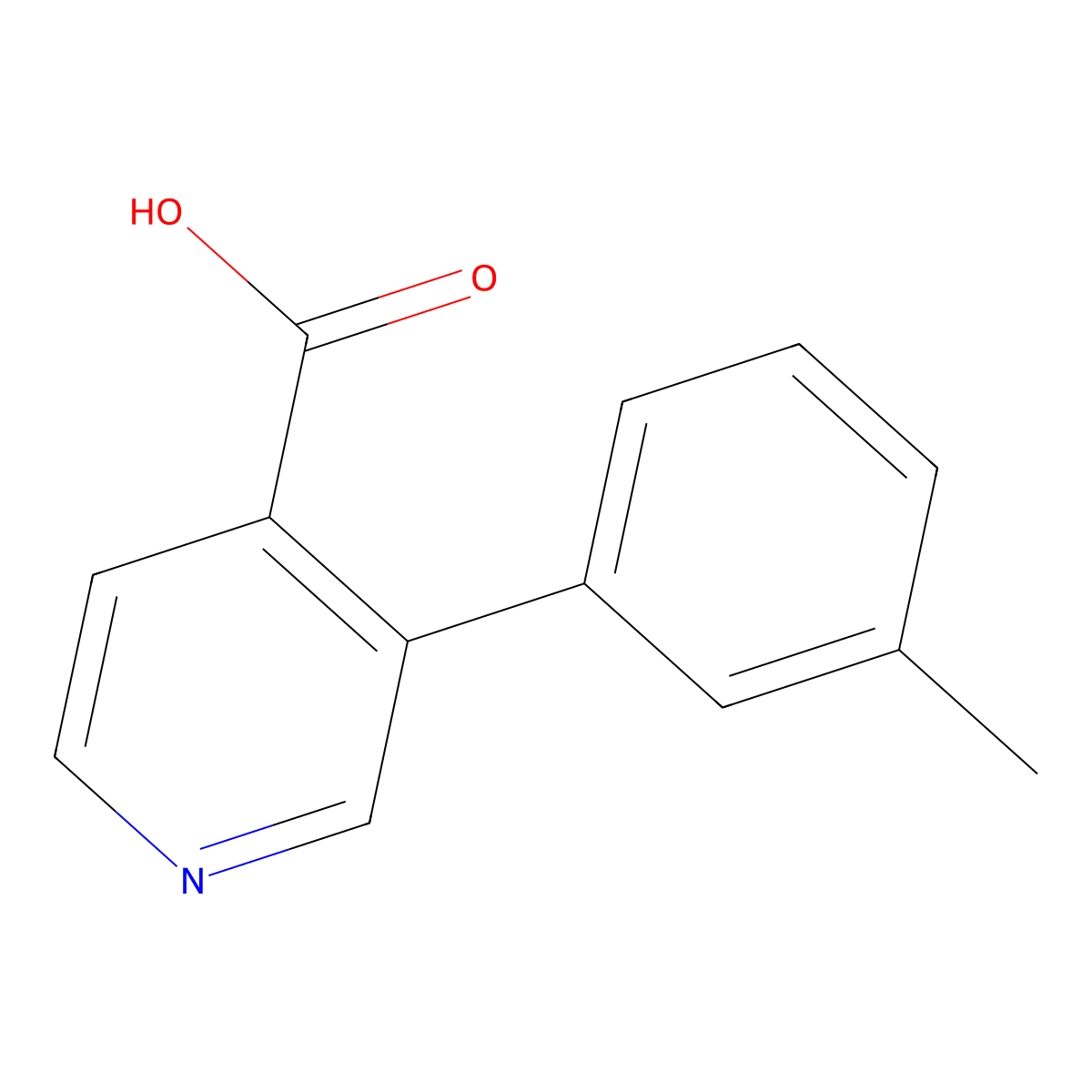 3-(m-Tolyl)isonicotinic acid molecular structure, CAS 100004-79-3