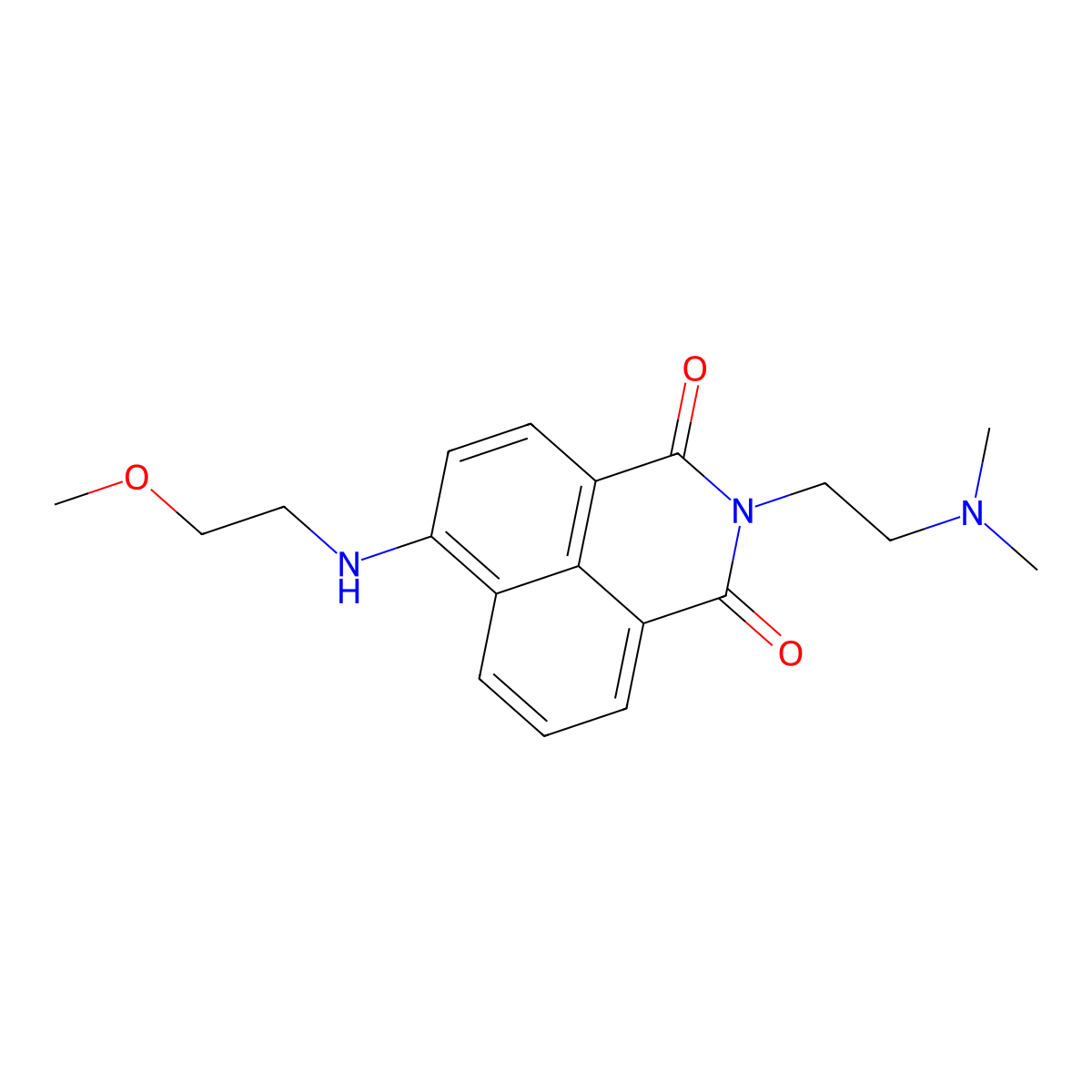6-Methoxyethylamino-Numonafide molecular structure, CAS 1000288-24-3