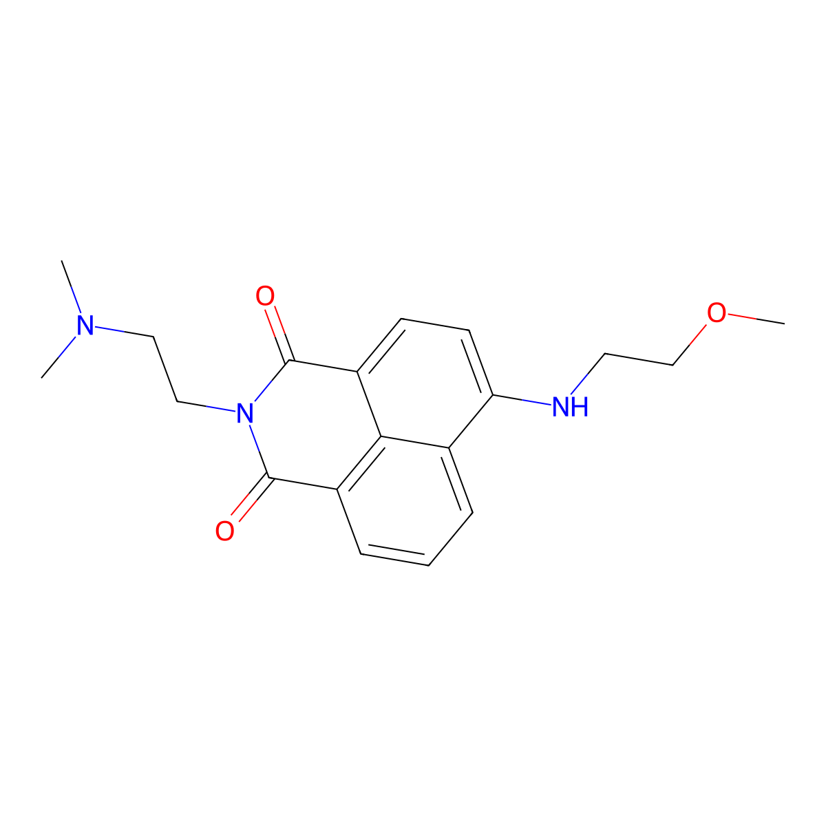 6-Methoxyethylamino-Numonafide molecular structure, CAS 1000288-24-3