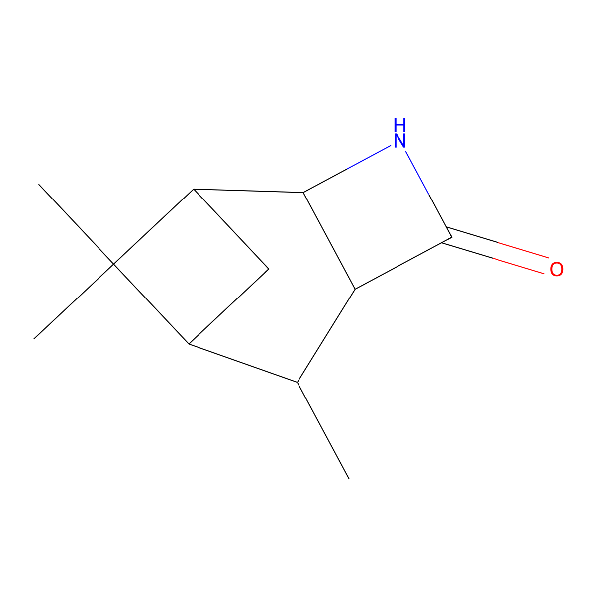 (1S,2S,5R,6S,7S)-6,8,8-Trimethyl-3-azatricyclo[5.1.1.02,5]nonan-4-one molecular structure, CAS 1000304-40-4