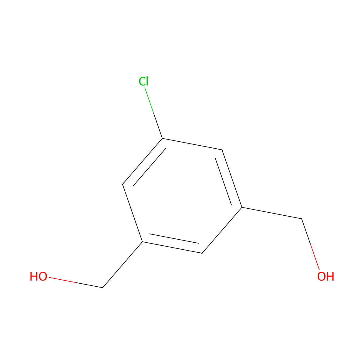 (5-Chloro-1,3-phenylene)dimethanol molecular structure, CAS 1000342-26-6