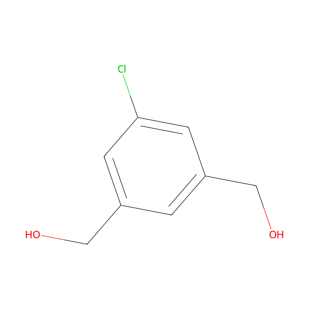 (5-Chloro-1,3-phenylene)dimethanol molecular structure, CAS 1000342-26-6
