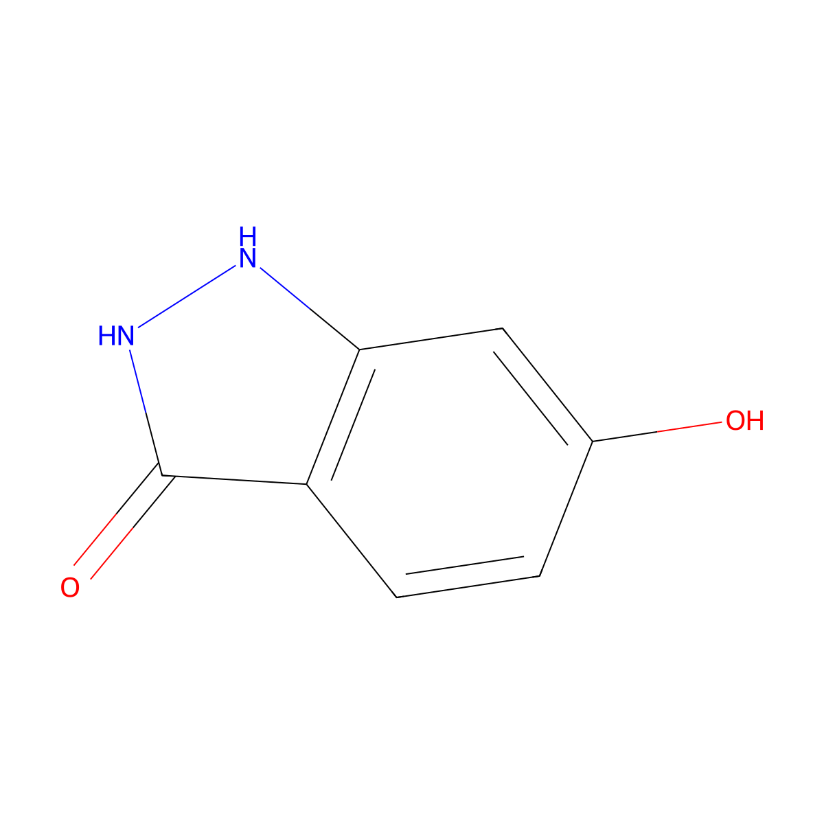 1H-indazole-3,6-diol molecular structure, CAS 1000343-86-1