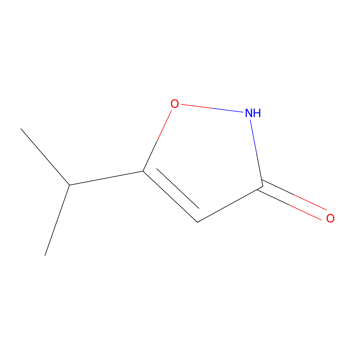 5-Propan-2-yl-1,2-oxazol-3-one molecular structure, CAS 10004-47-4