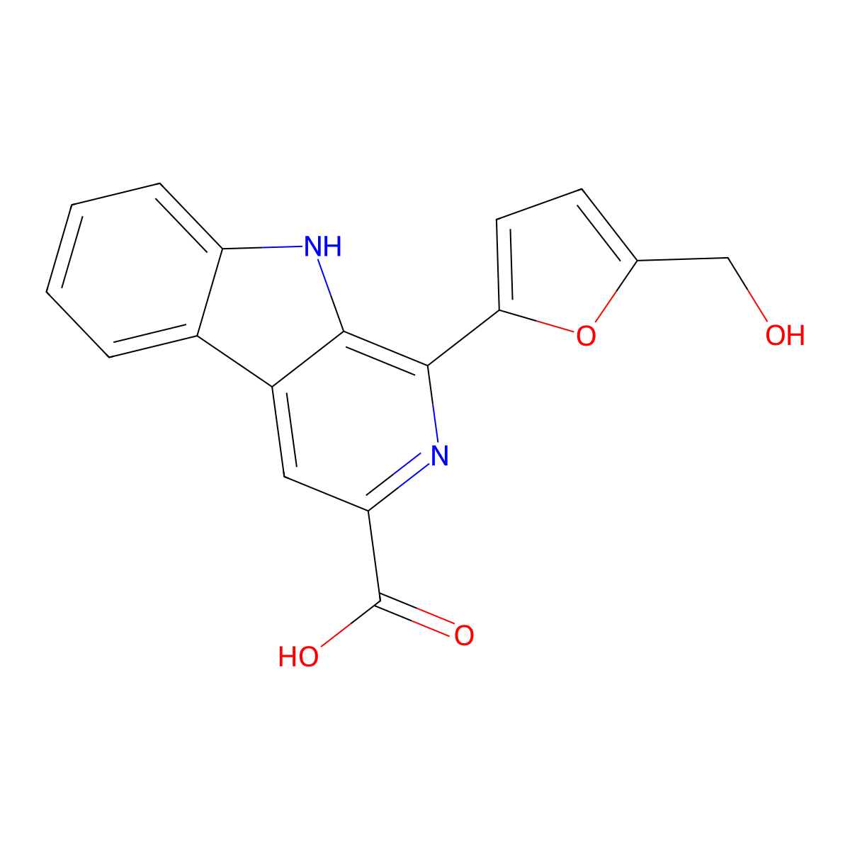 Flazin molecular structure, CAS 100041-05-2