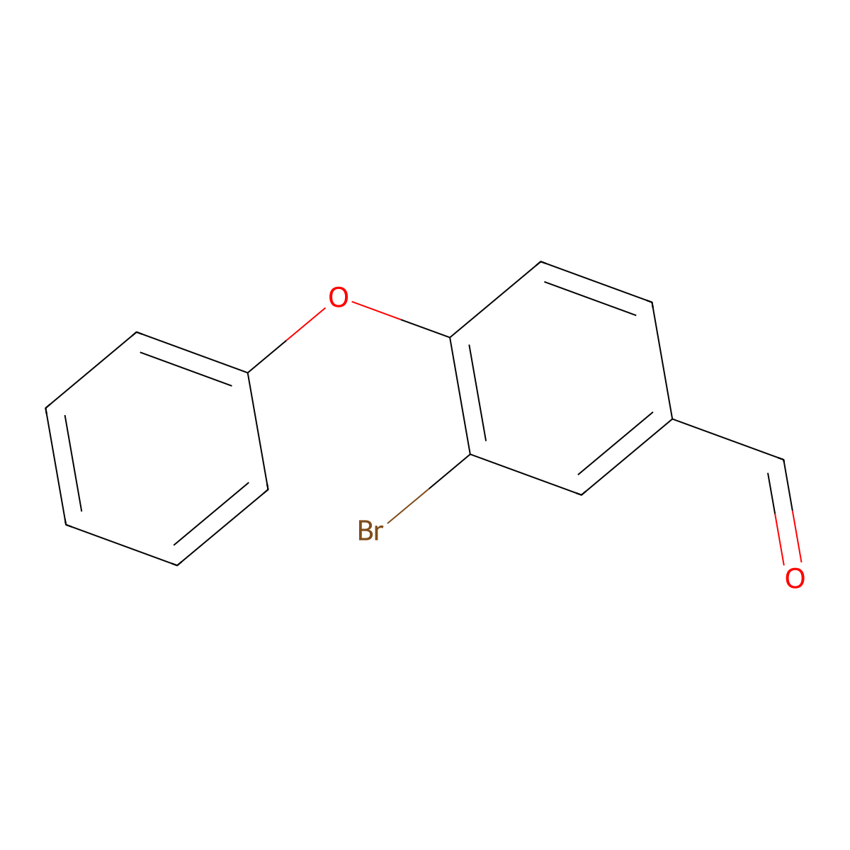 3-Bromo-4-phenoxybenzaldehyde molecular structure, CAS 1000414-11-8
