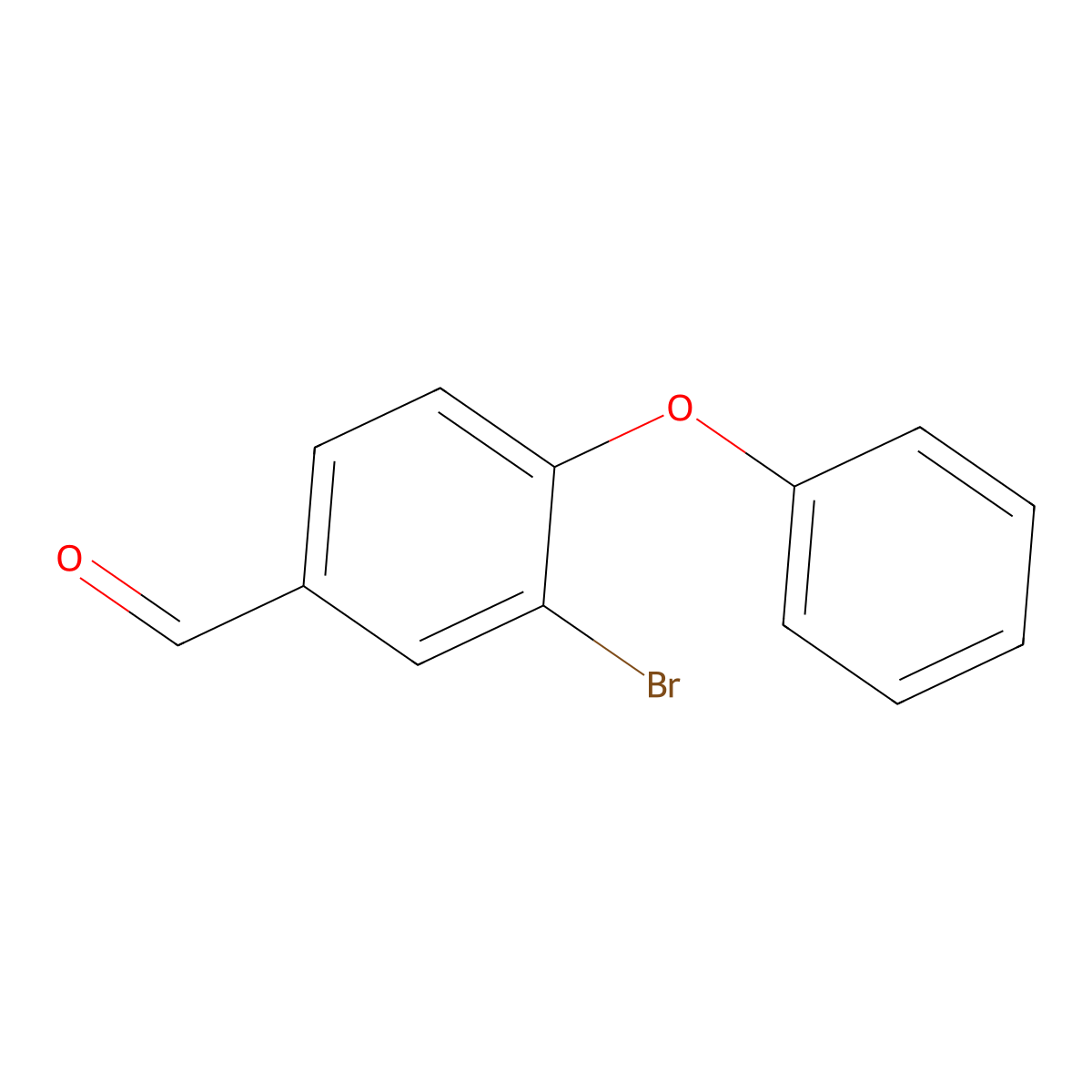 3-Bromo-4-phenoxybenzaldehyde molecular structure, CAS 1000414-11-8