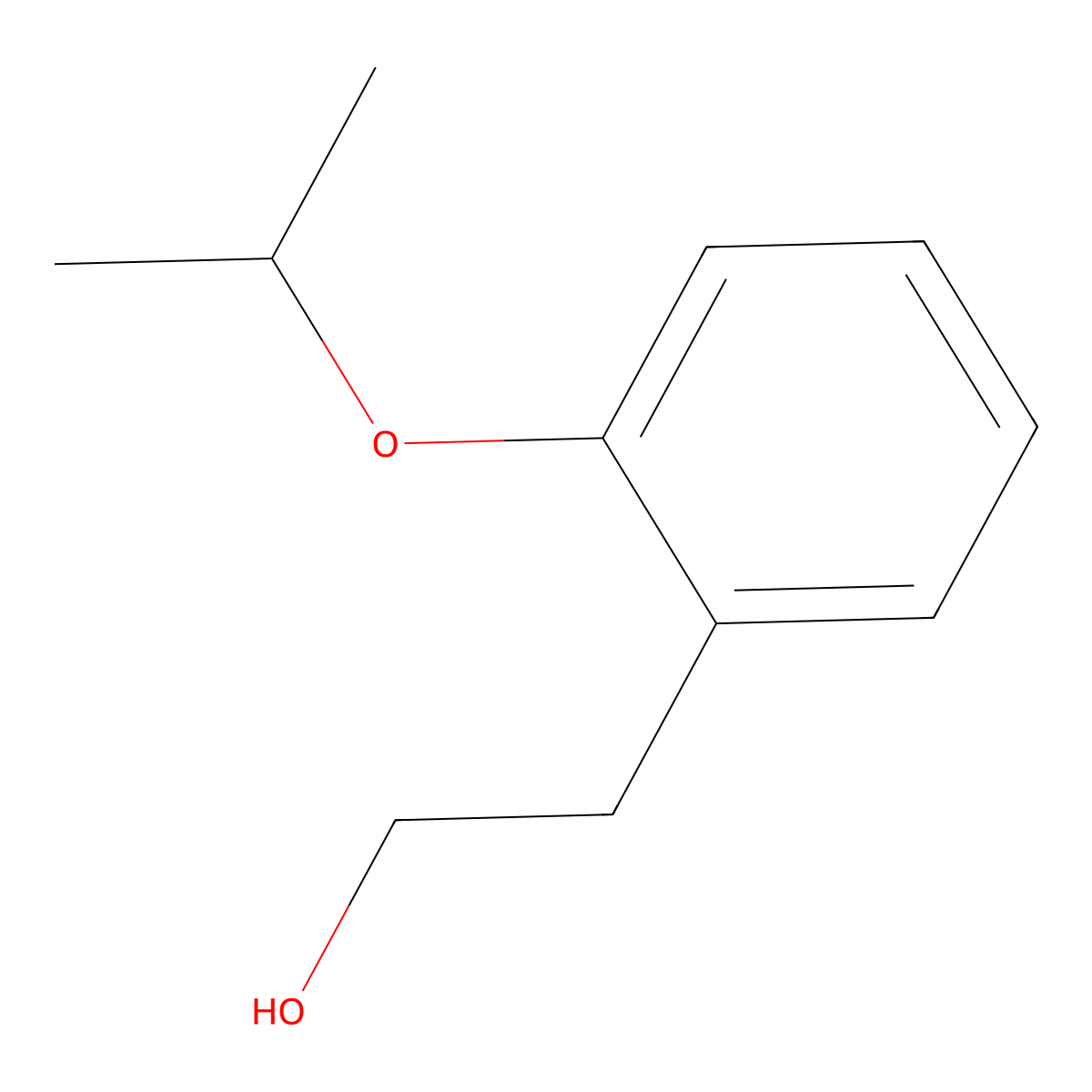 2-(2-(Propan-2-yloxy)phenyl)ethan-1-ol molecular structure, CAS 1000505-33-8