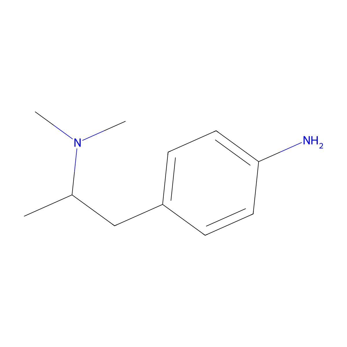 4-[2-(Dimethylamino)propyl]aniline molecular structure, CAS 100051-08-9