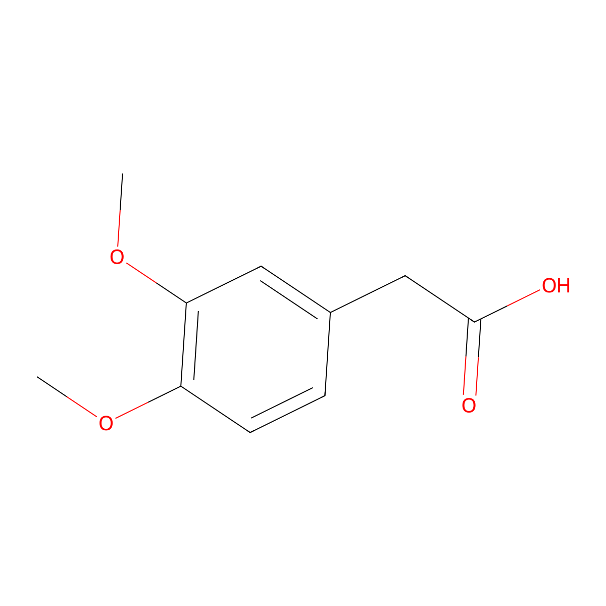 (3,4-Dimethoxyphenyl)acetic acid molecular structure, CAS 1000517-77-0