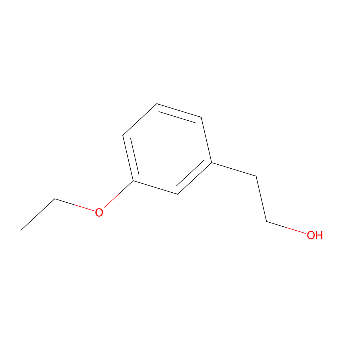 3-Ethoxyphenethyl alcohol molecular structure, CAS 1000521-80-1