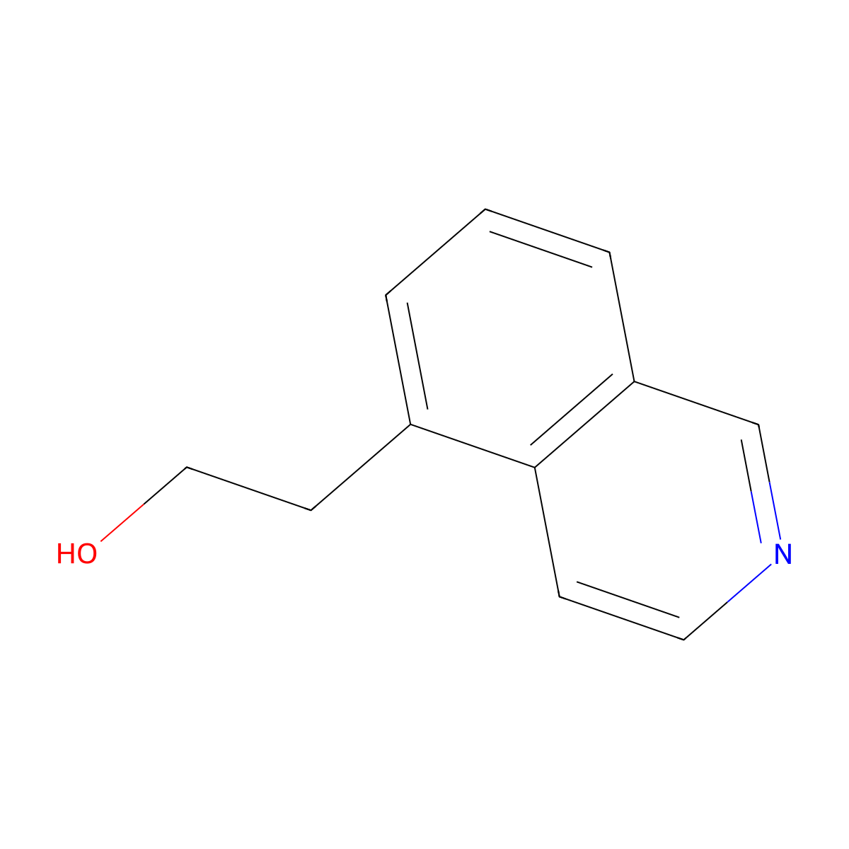 2-(Isoquinolin-5-YL)ethan-1-OL molecular structure, CAS 1000521-95-8