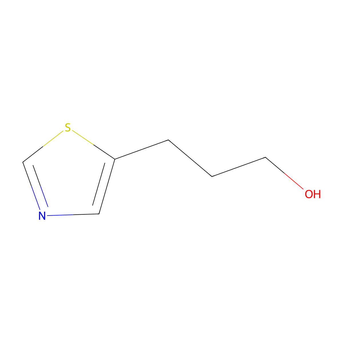 3-(1,3-Thiazol-5-yl)propan-1-ol molecular structure, CAS 1000527-93-4
