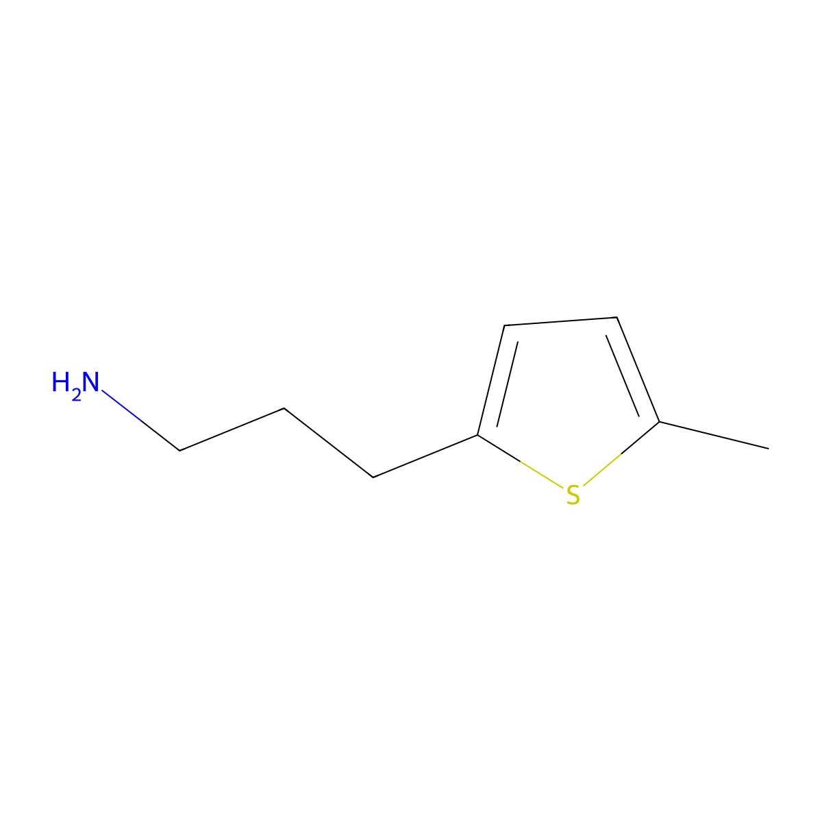 3-(5-Methylthiophen-2-yl)propan-1-amine molecular structure, CAS 1000530-84-6