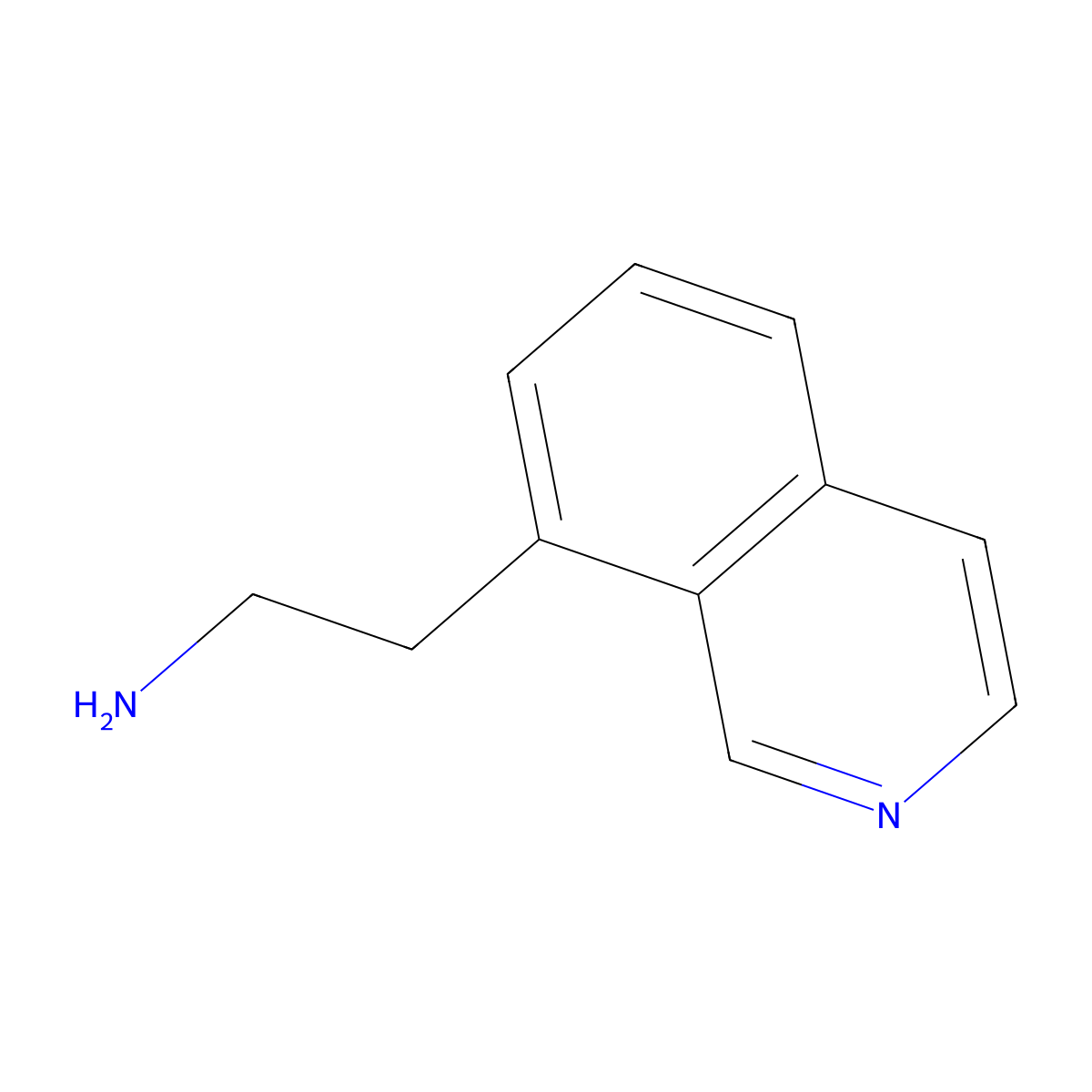 2-(Isoquinolin-8-YL)ethanamine molecular structure, CAS 1000538-18-0