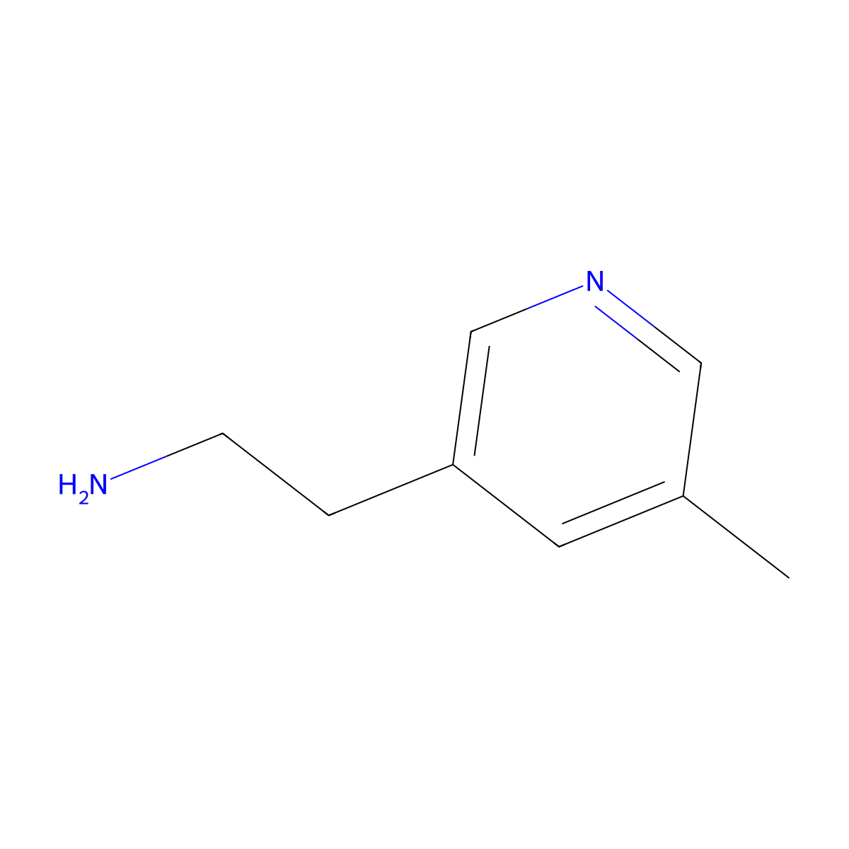 2-(5-Methylpyridin-3-YL)ethanamine molecular structure, CAS 1000539-55-8