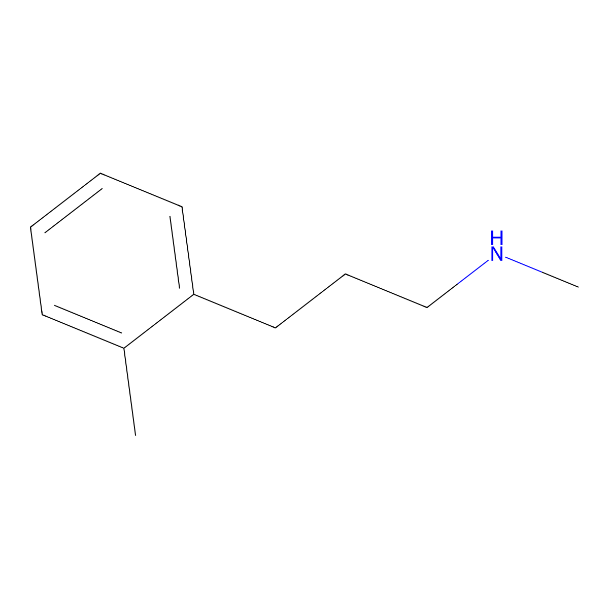 Methyl-(3-O-tolyl-propyl)-amine molecular structure, CAS 100054-30-6