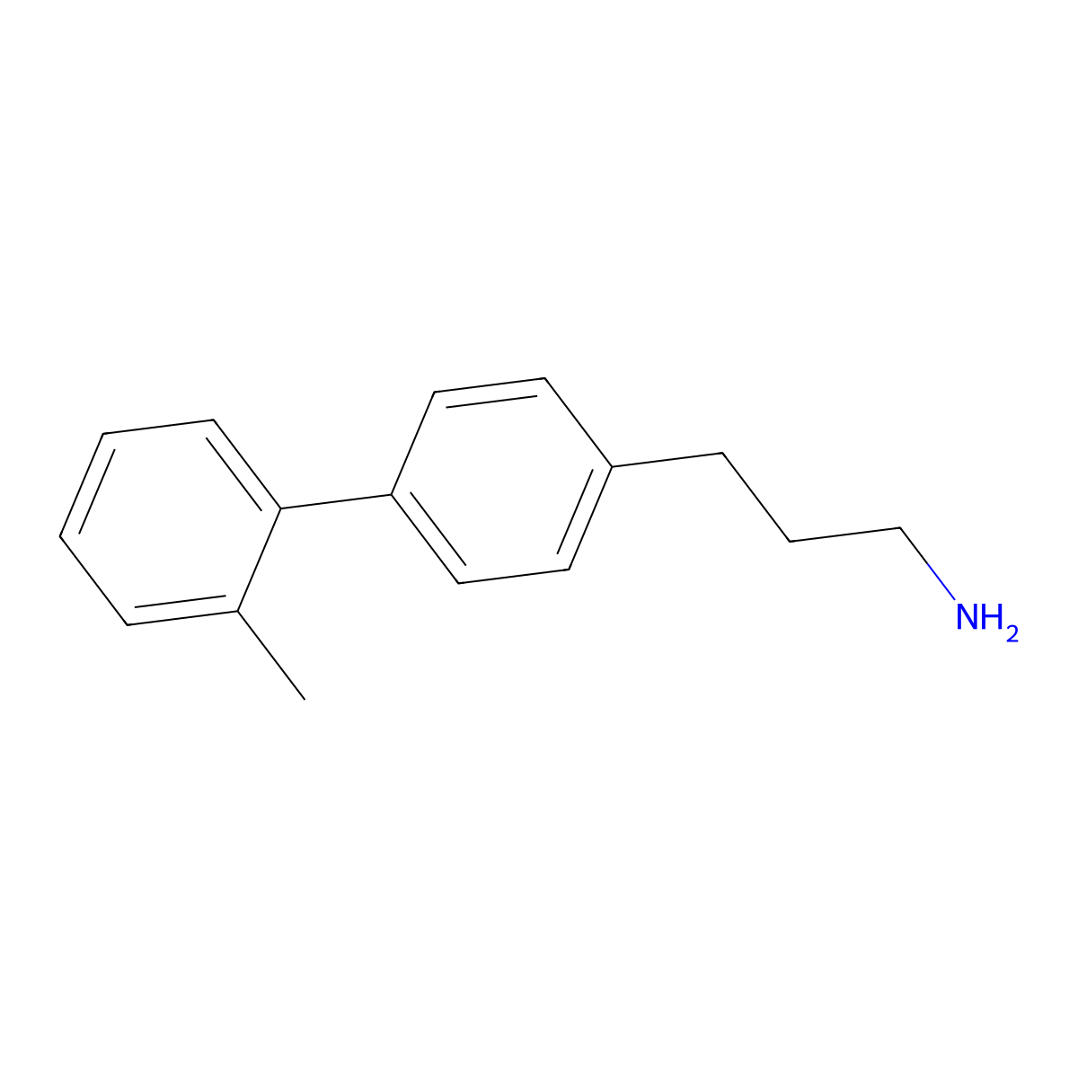 2a(2)-Methyl[1,1a(2)-biphenyl]-4-propanamine molecular structure, CAS 1000555-28-1