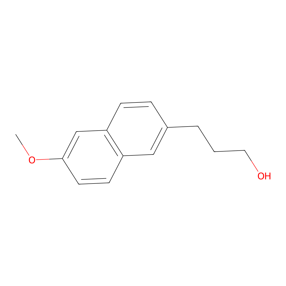 3-(6-Methoxynaphthalen-2-yl)propan-1-ol molecular structure, CAS 1000574-45-7