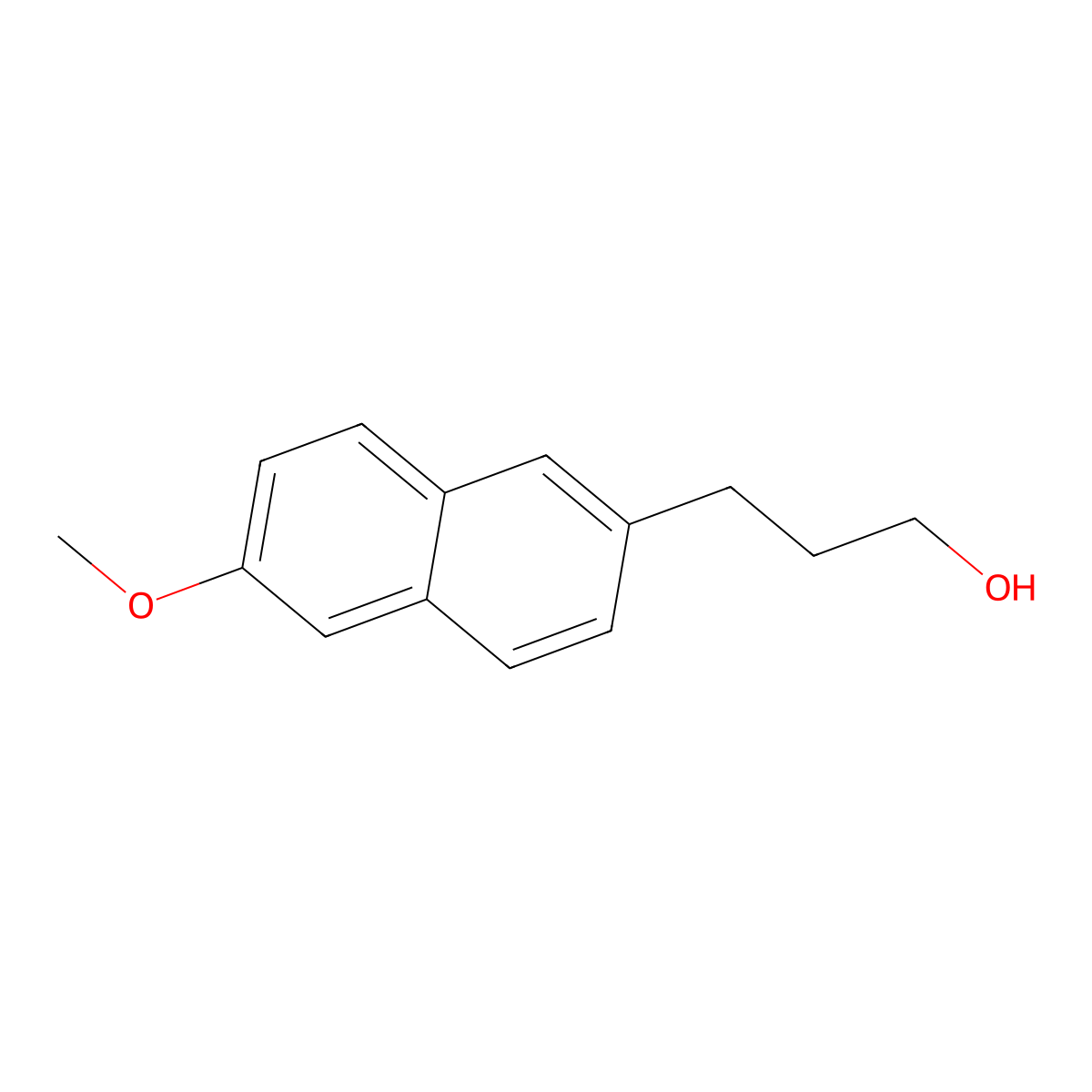 3-(6-Methoxynaphthalen-2-yl)propan-1-ol molecular structure, CAS 1000574-45-7