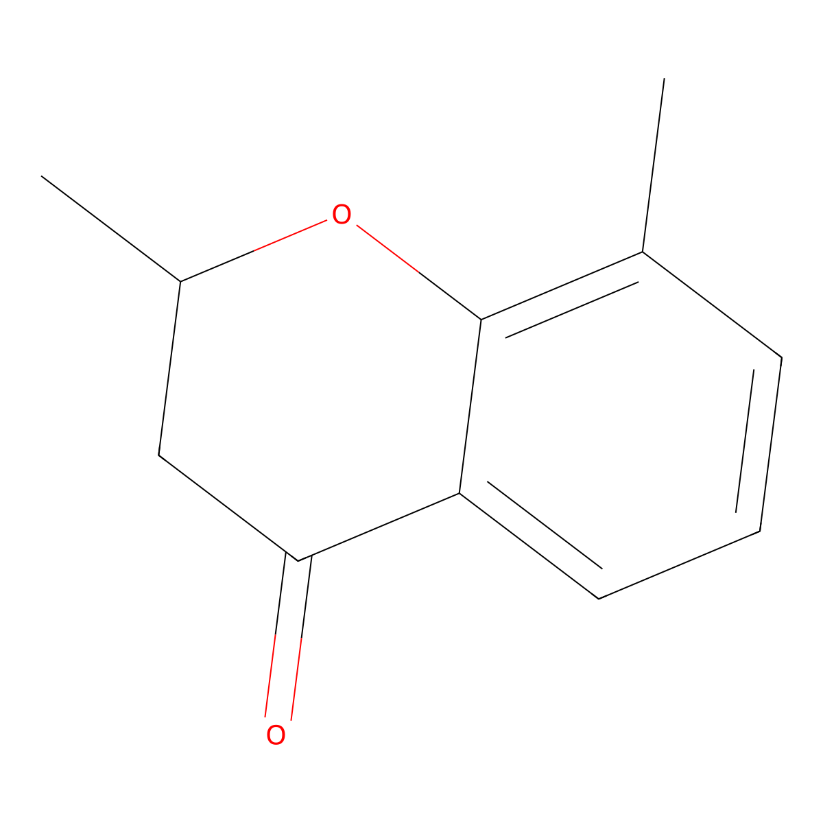 2,8-Dimethylchroman-4-one molecular structure, CAS 1000781-12-3