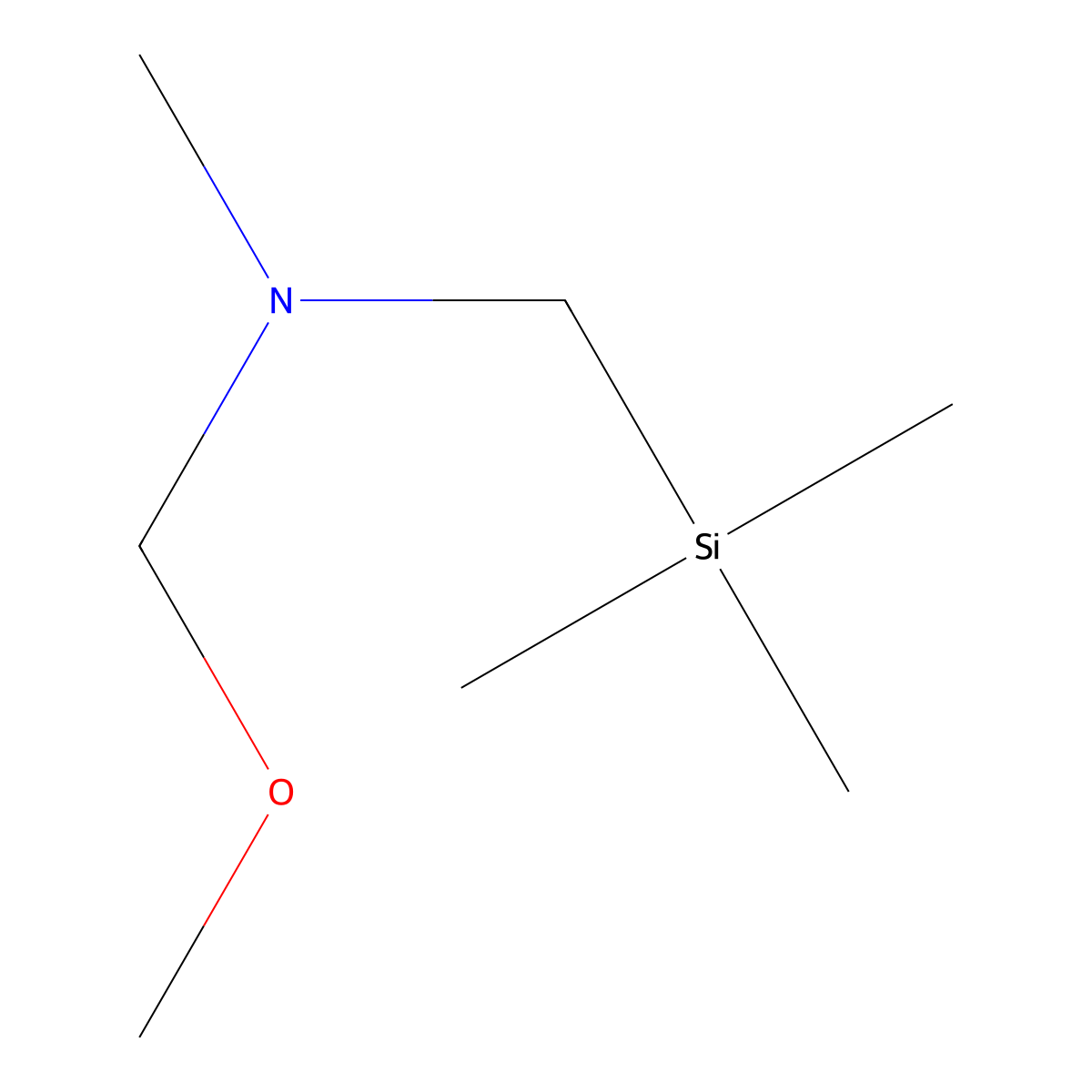 N-(Methoxymethyl)-N-methyl-N-[(trimethylsilyl)methyl]amine molecular structure, CAS 1000890-03-8