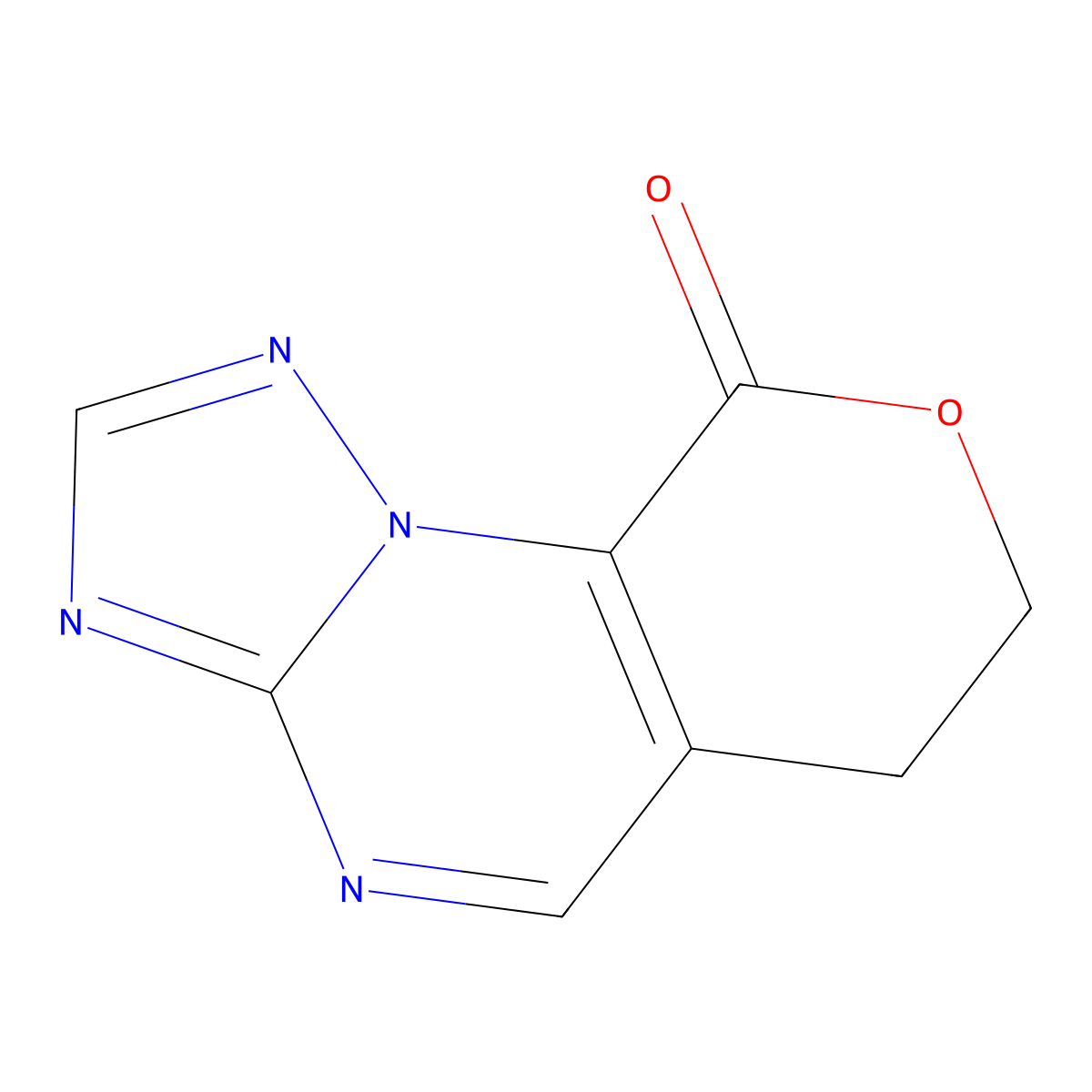 6,7-dihydro-9H-pyrano[4,3-e][1,2,4]triazolo[1,5-a]pyrimidin-9-one molecular structure, CAS 1000932-07-9