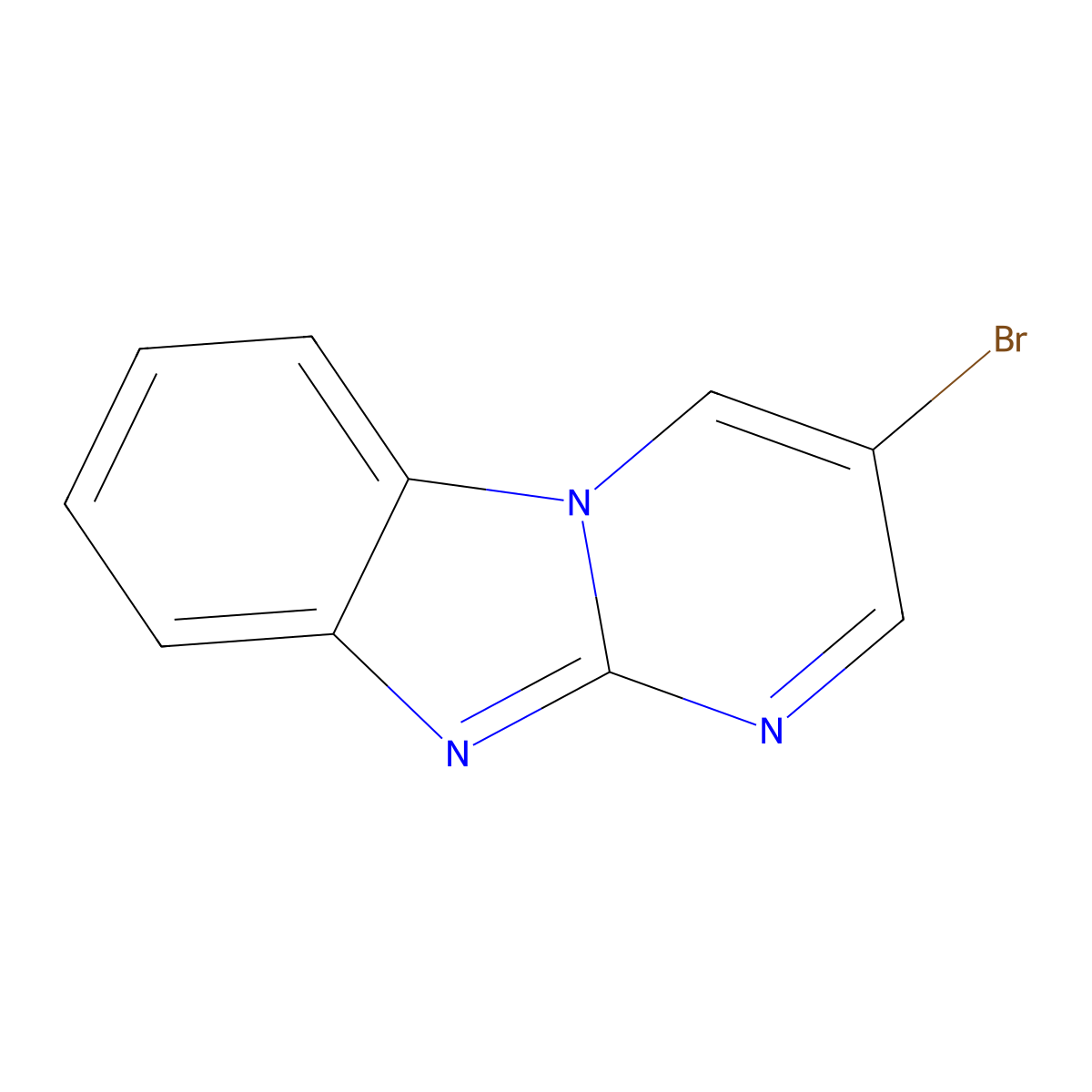3-Bromopyrimido[1,2-a]benzimidazole molecular structure, CAS 1000932-35-3