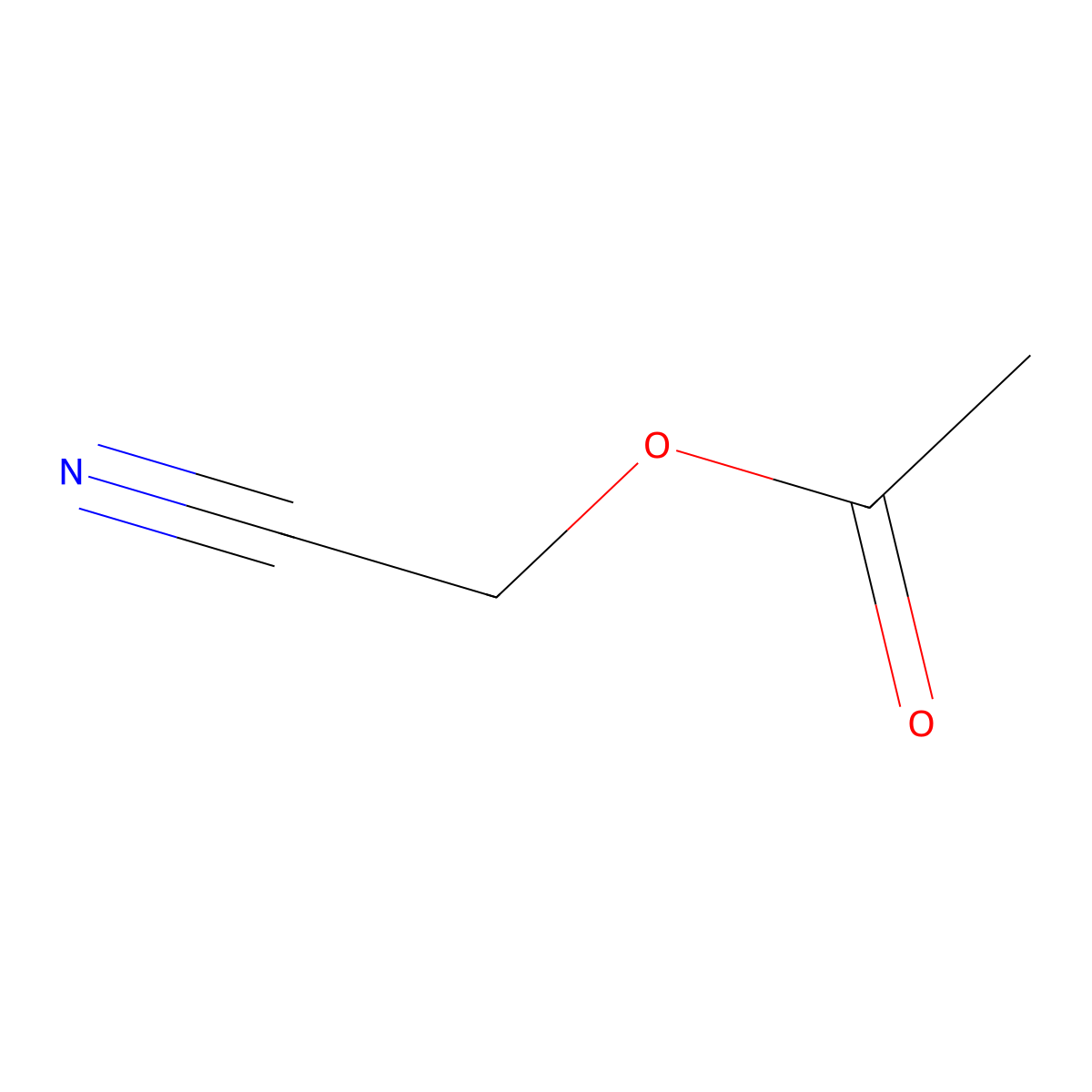 (Acetyloxy)acetonitrile molecular structure, CAS 1001-55-4