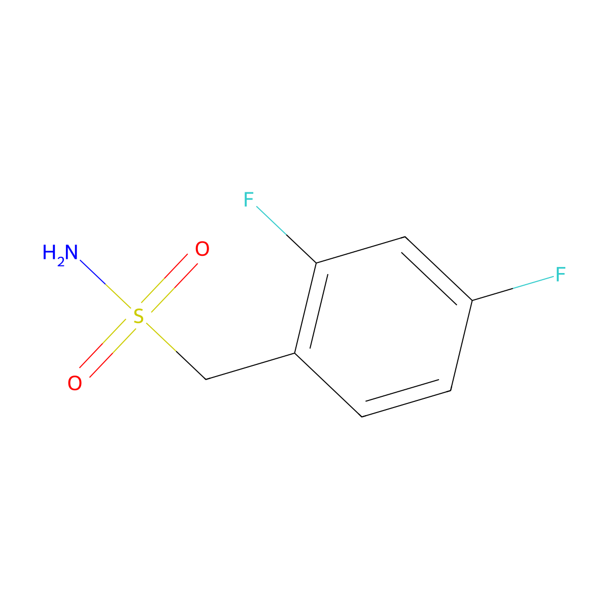 (2,4-Difluorophenyl)methanesulfonamide molecular structure, CAS 1001026-56-7