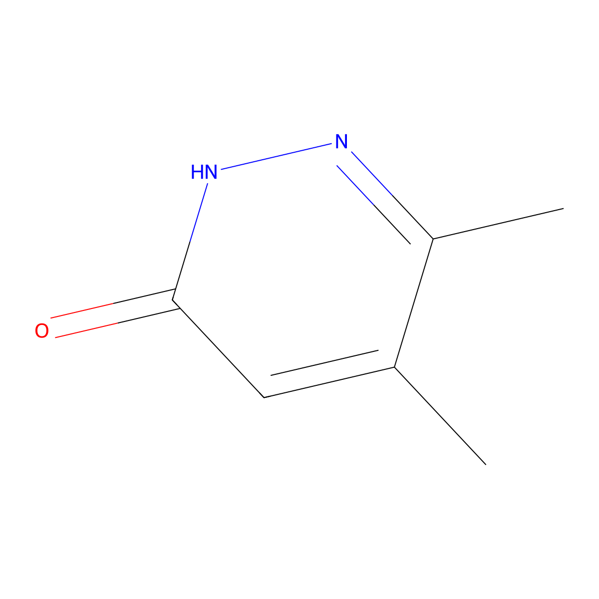 5,6-Dimethylpyridazin-3-ol molecular structure, CAS 100114-19-0