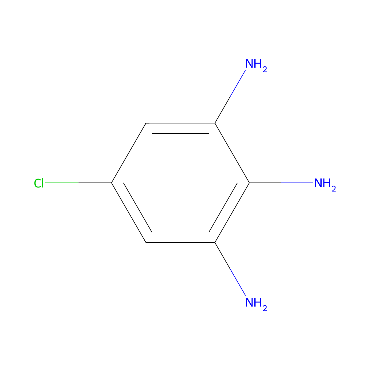 5-Chloro-1,2,3-benzenetriamine molecular structure, CAS 100114-53-2