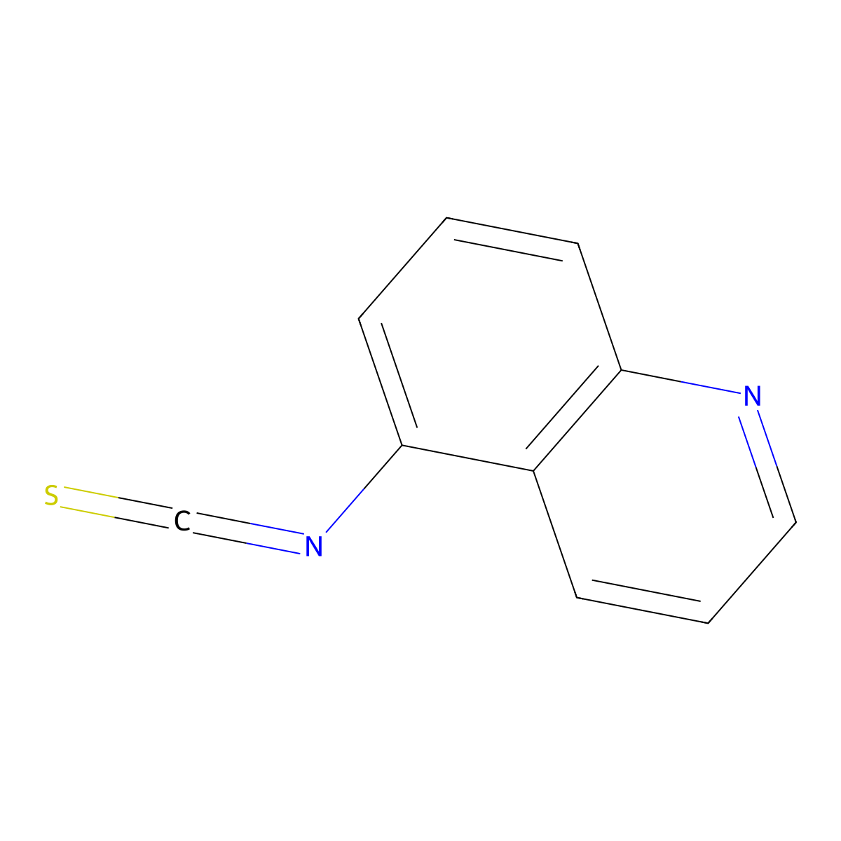 5-Isothiocyanatoquinoline molecular structure, CAS 1001183-84-1