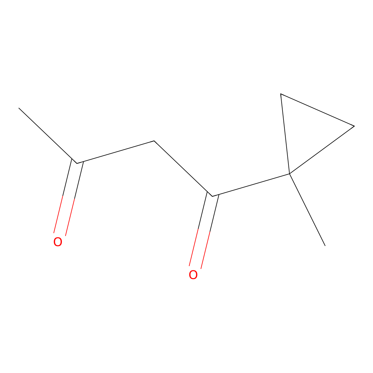 1-(1-Methylcyclopropyl)butane-1,3-dione molecular structure, CAS 1001204-72-3