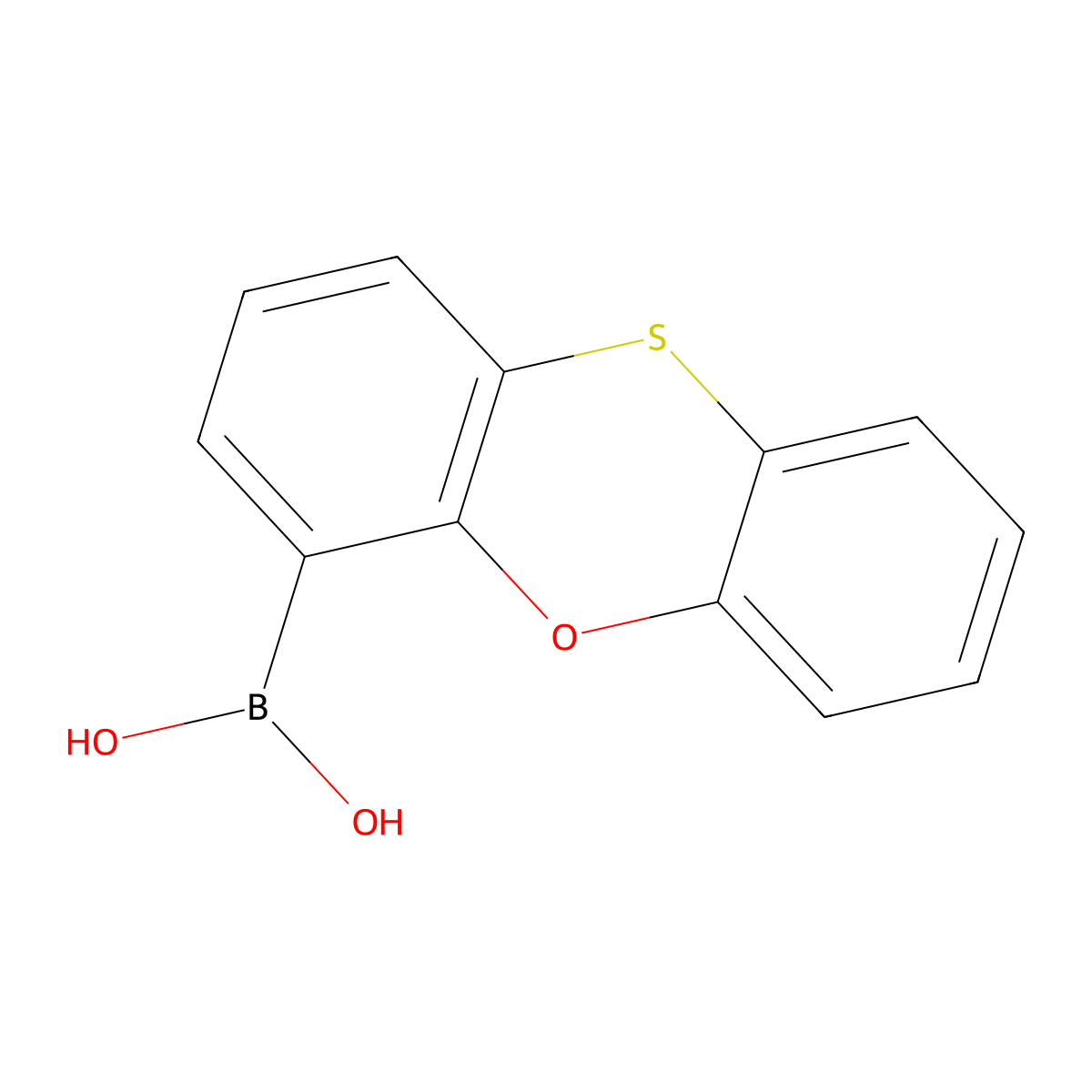 4-Phenoxathiinylboronic Acid molecular structure, CAS 100124-07-0