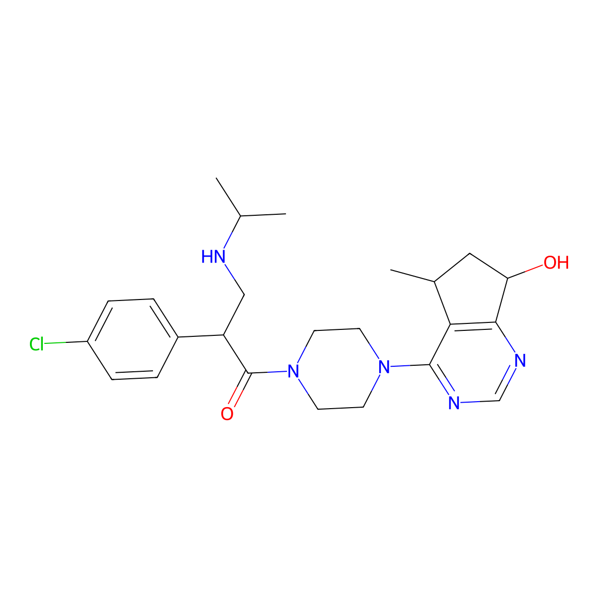 Ipatasertib molecular structure, CAS 1001264-89-6