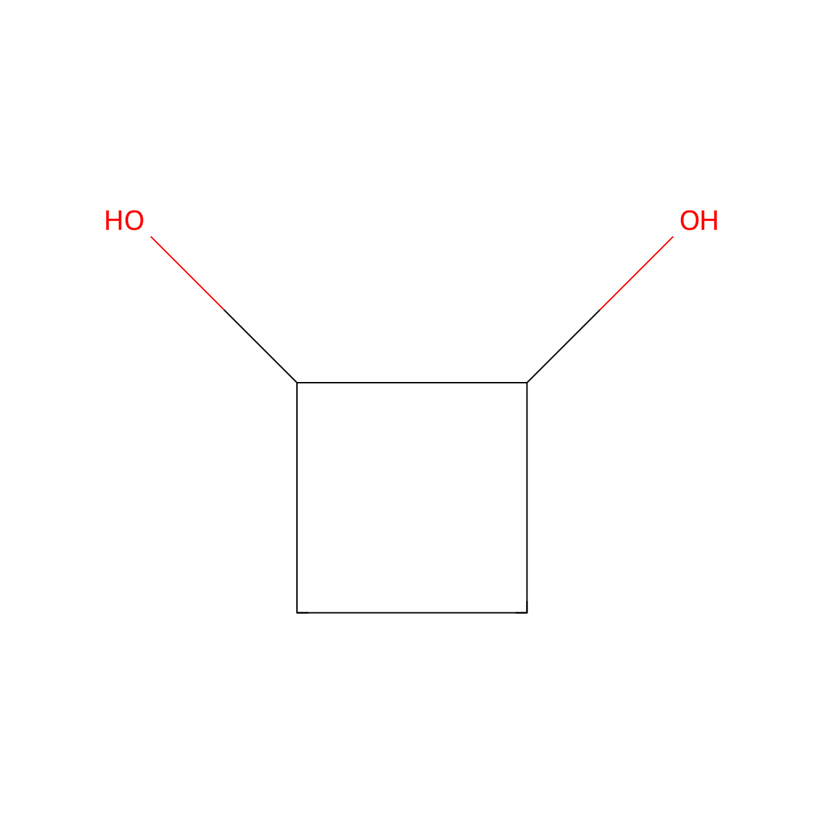 Cyclobutane-1,2-diol molecular structure, CAS 100130-45-8
