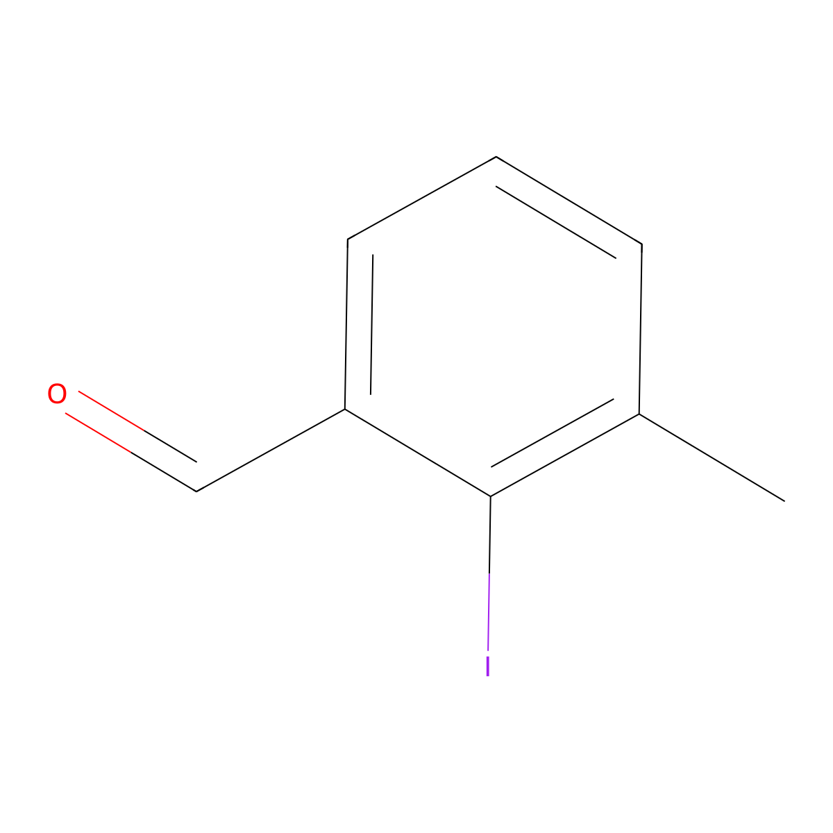 2-Iodo-3-methylbenzaldehyde molecular structure, CAS 100130-55-0