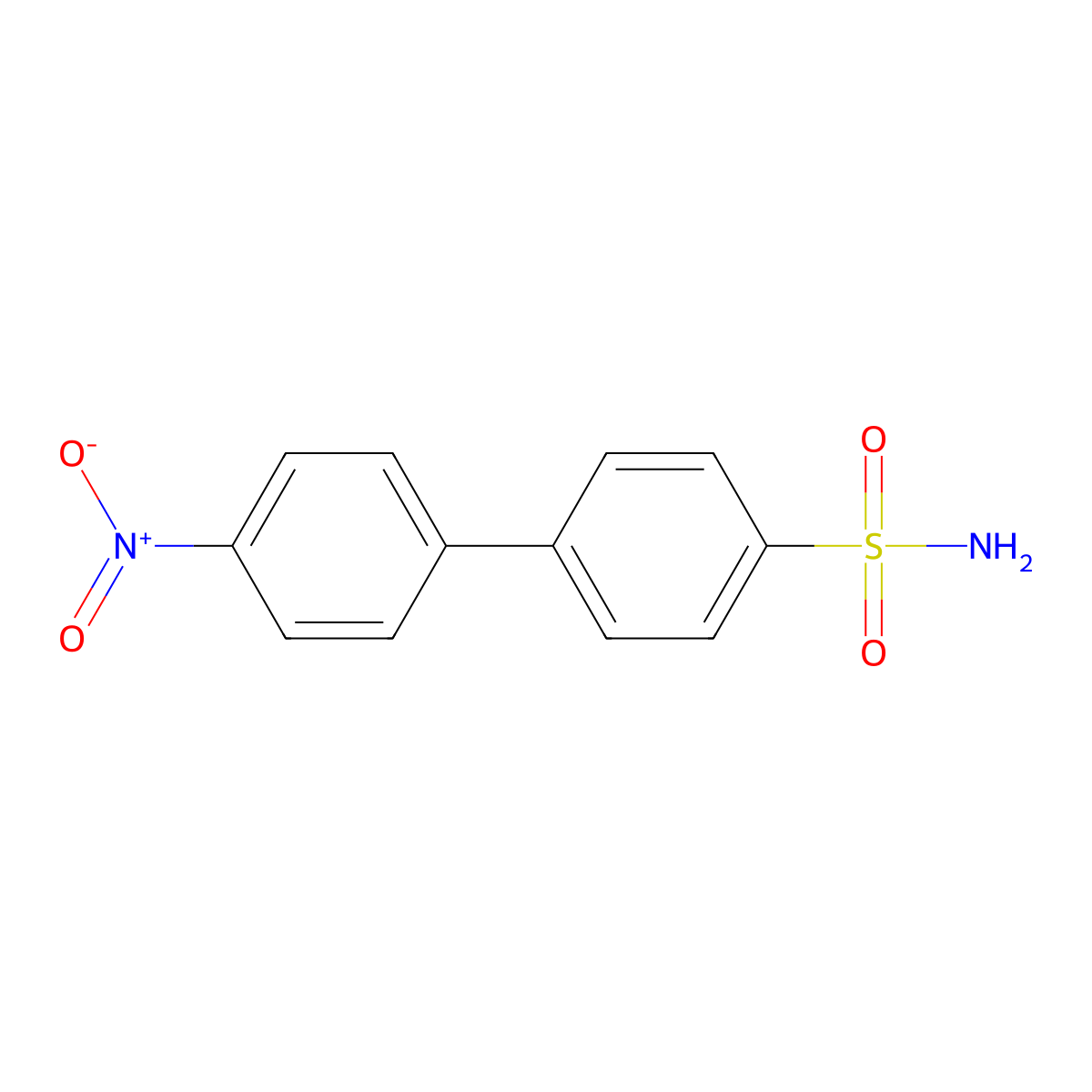 4'-Nitro[1,1'-biphenyl]-4-sulfonamide molecular structure, CAS 100136-76-3